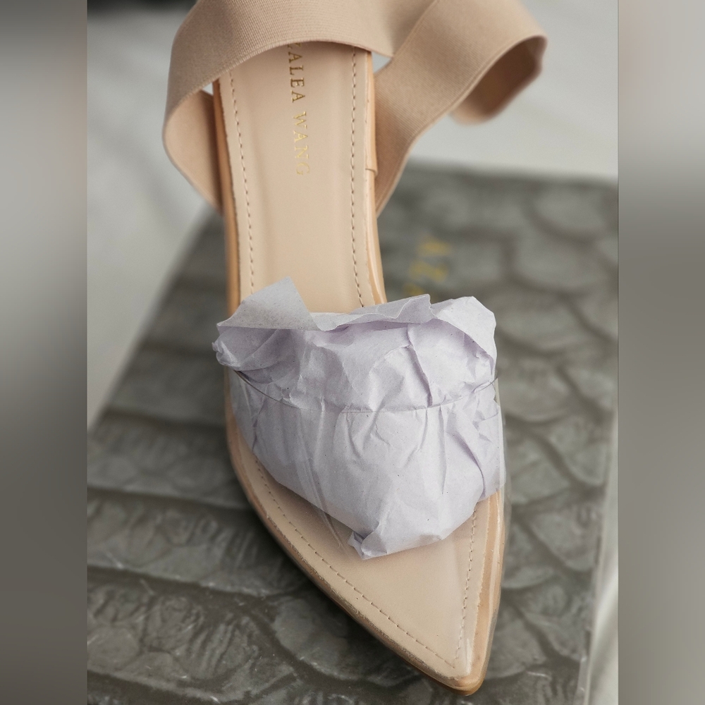 Azalea Wang Rompin Transparent Pump